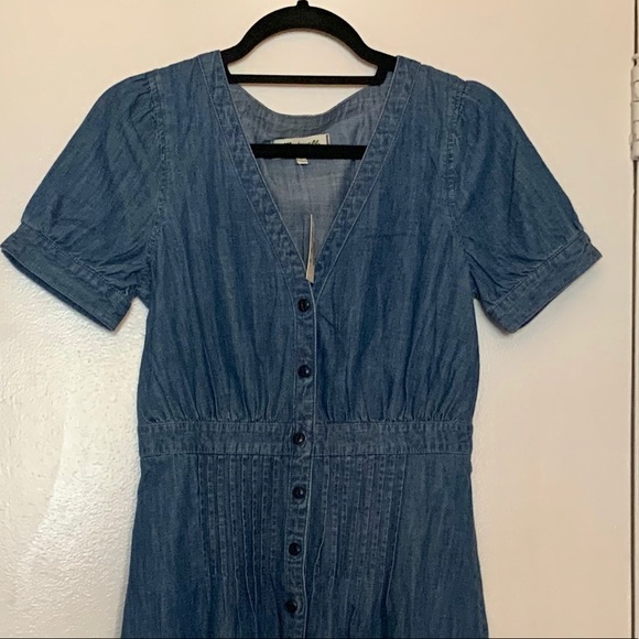 Madewell Denim Daylily Dress- size 2 - Picture 7 of 8